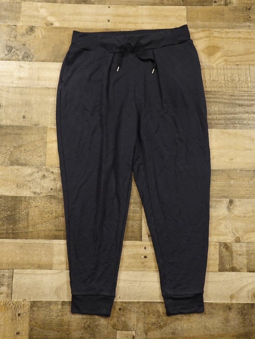 Zella Jogger Pants Women’s Large Navy Athleisure Drawstring Stretch‎